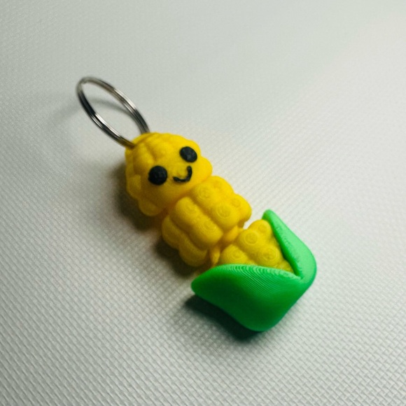 3d Printed Corn Keychain - Picture 2 of 5